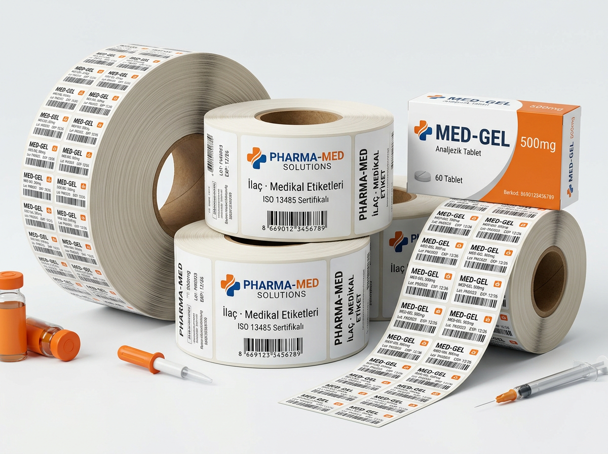 İlaç ve medikal rulo etiket uygulamaları