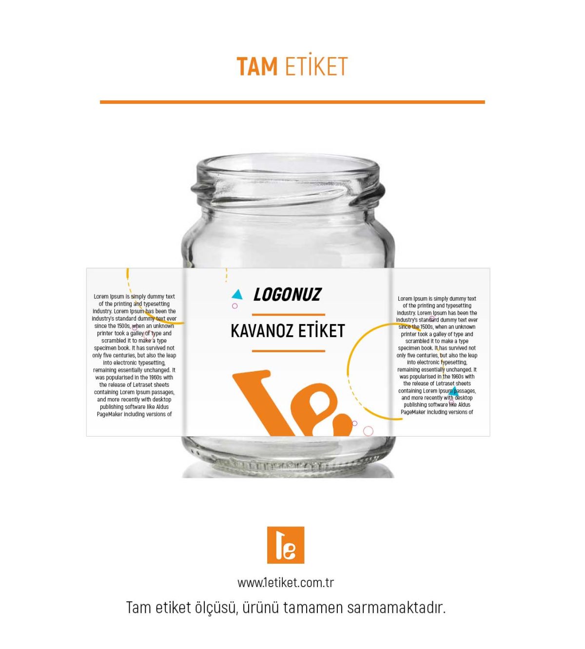 140ml Kavanoz Etiketi