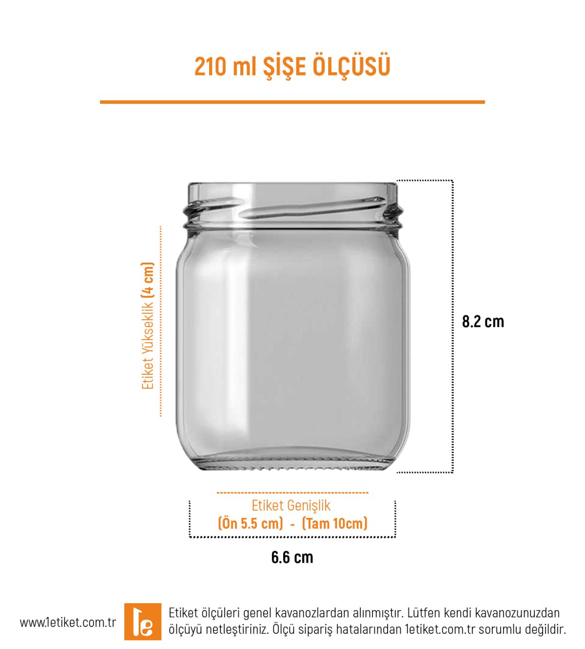 210ml Kavanoz Etiketi