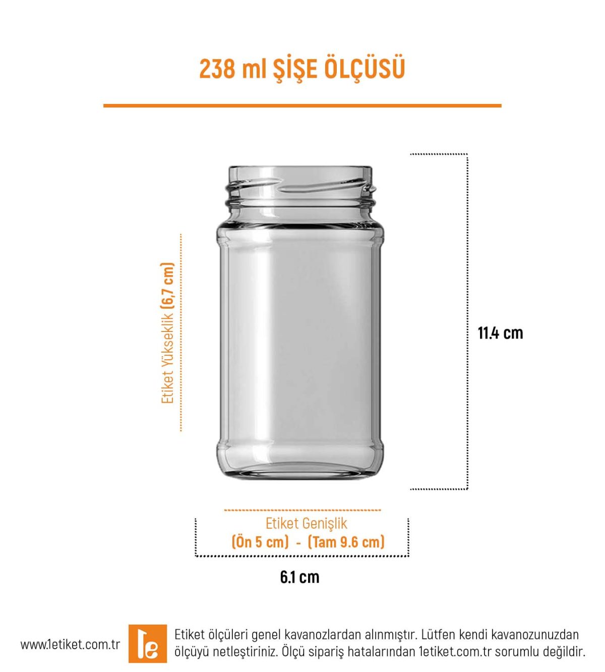 238ml Kavanoz Etiketi