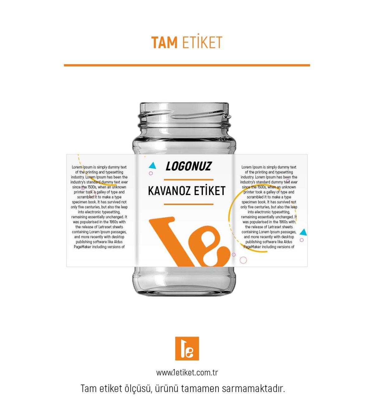 238ml Kavanoz Etiketi