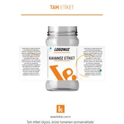 326ml Kavanoz Etiketi