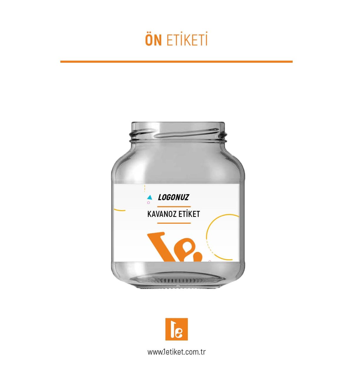 340ml Kavanoz Etiketi