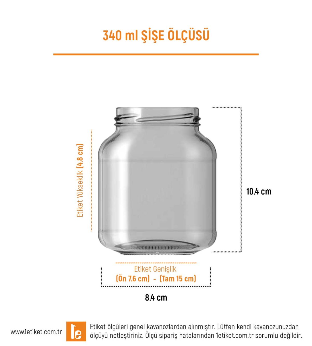 340ml Kavanoz Etiketi