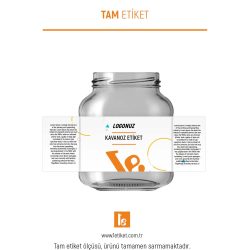 340ml Kavanoz Etiketi