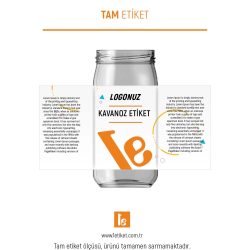 370ml Kavanoz Etiketi