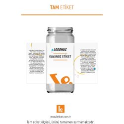 500ml Kavanoz Etiketi