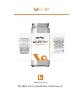 500ml Kavanoz Etiketi