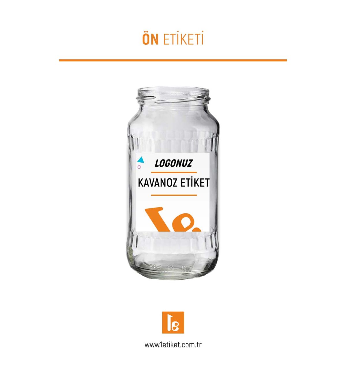 660cc Özel Kavanoz Etiketi