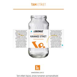 660cc Özel Kavanoz Etiketi