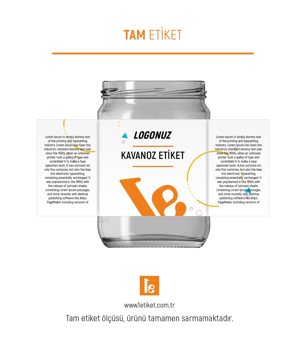 660cc Standart Kavanoz Etiketi