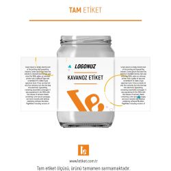 720ml Kavanoz Etiketi