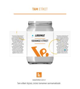 720ml Kavanoz Etiketi