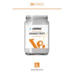 720ml Kavanoz Etiketi