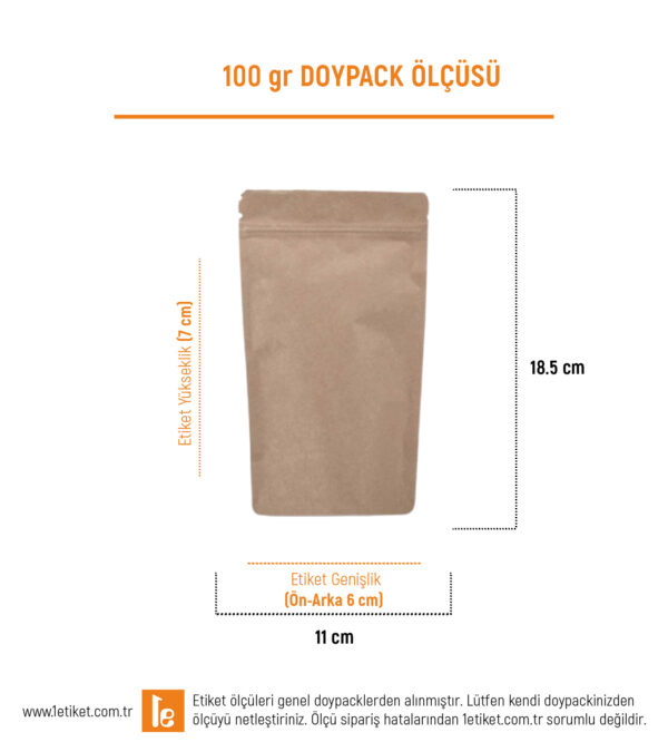 100 gr Doypack Etiketi