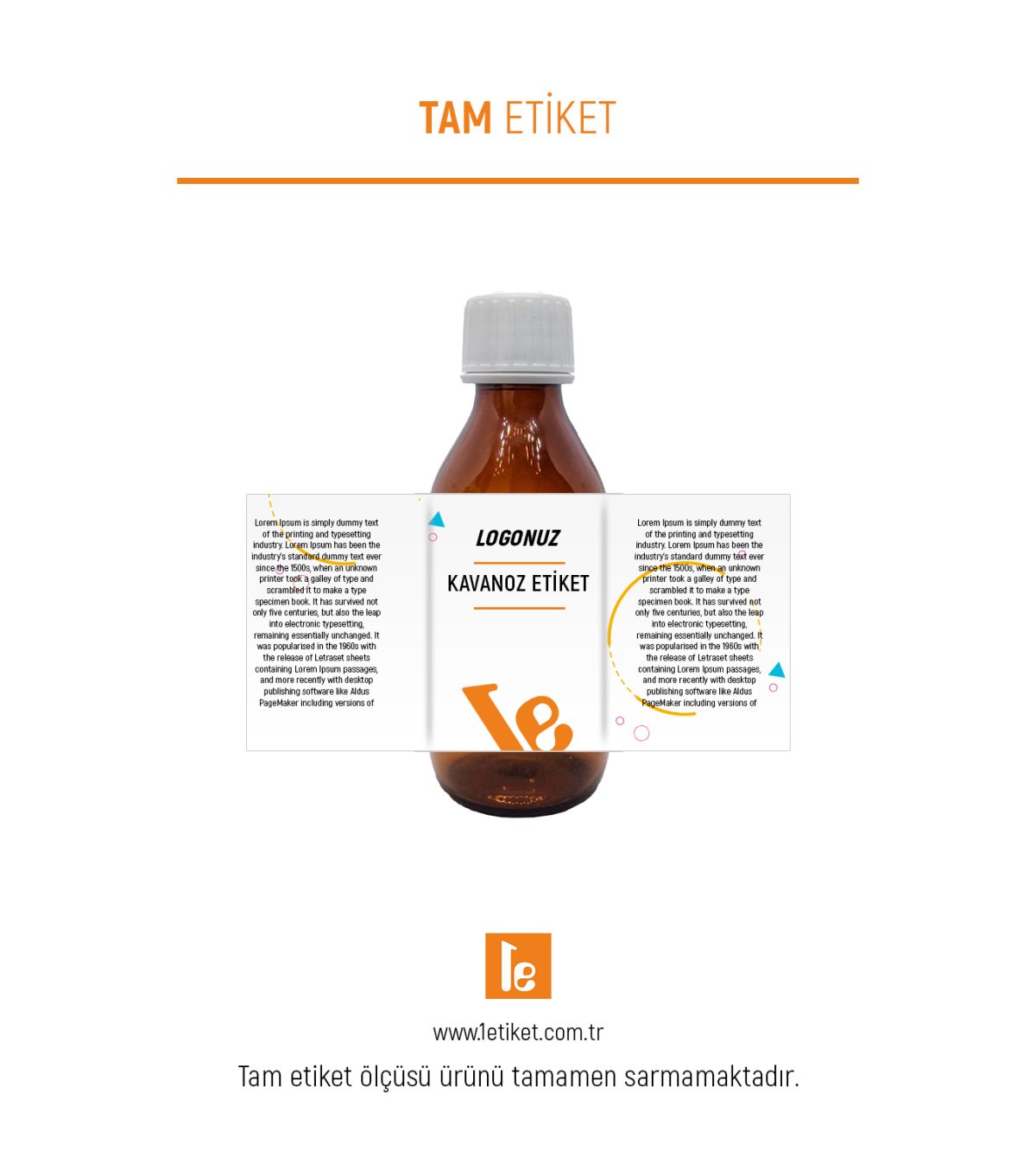 100 ml Ecza Şişesi Etiketi