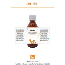 100 ml Ecza Şişesi Etiketi