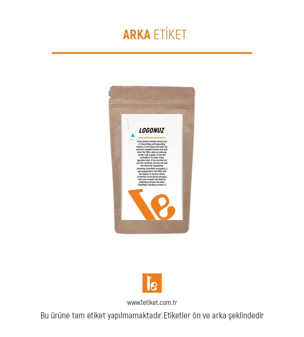 1000 gr Doypack Etiketi