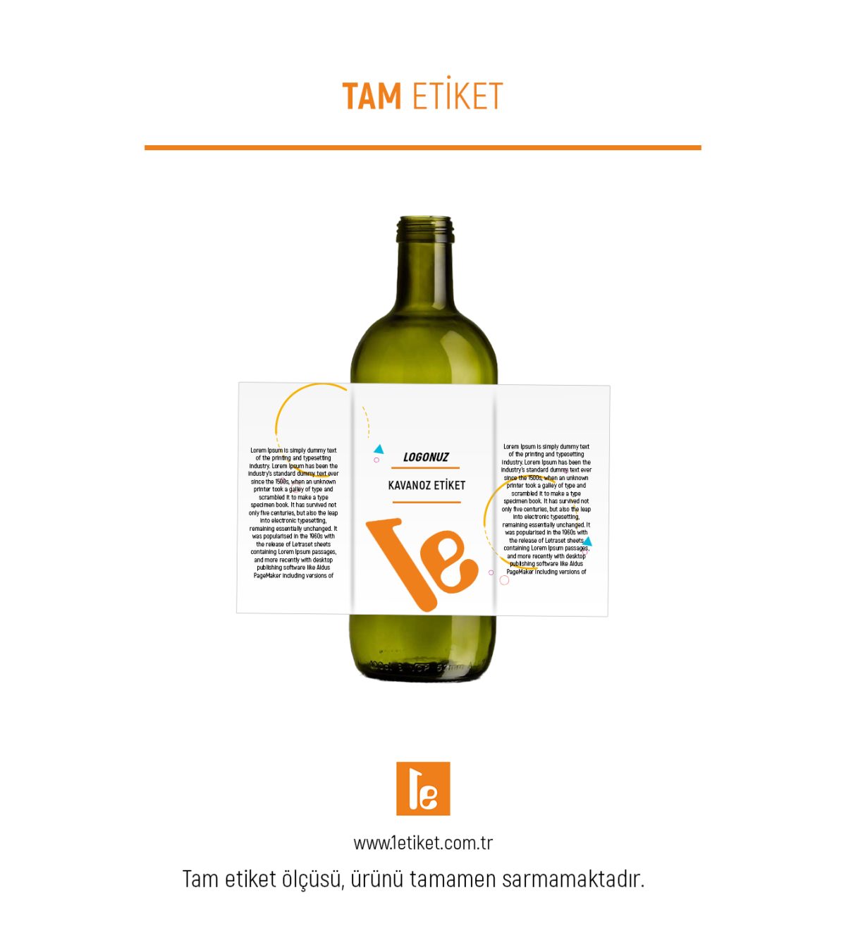 1000ml Şişe Etiketi