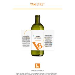 1000ml Şişe Etiketi