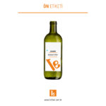 1000ml Şişe Etiketi
