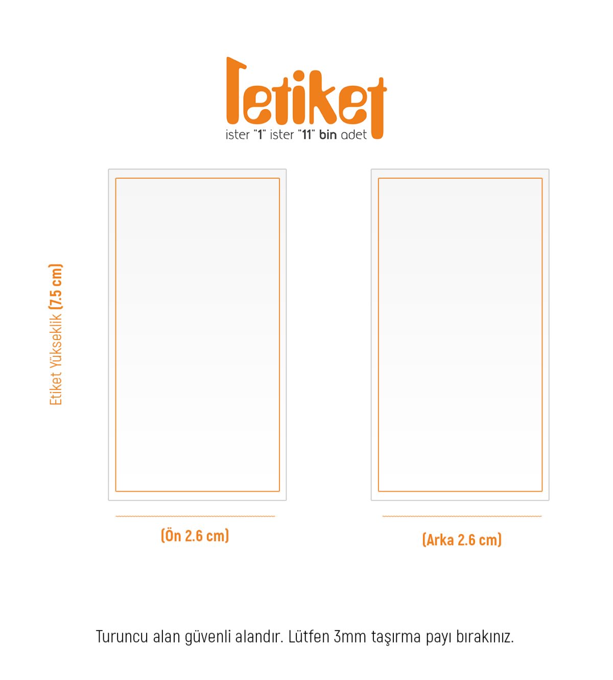 100ml Şişe Etiketi