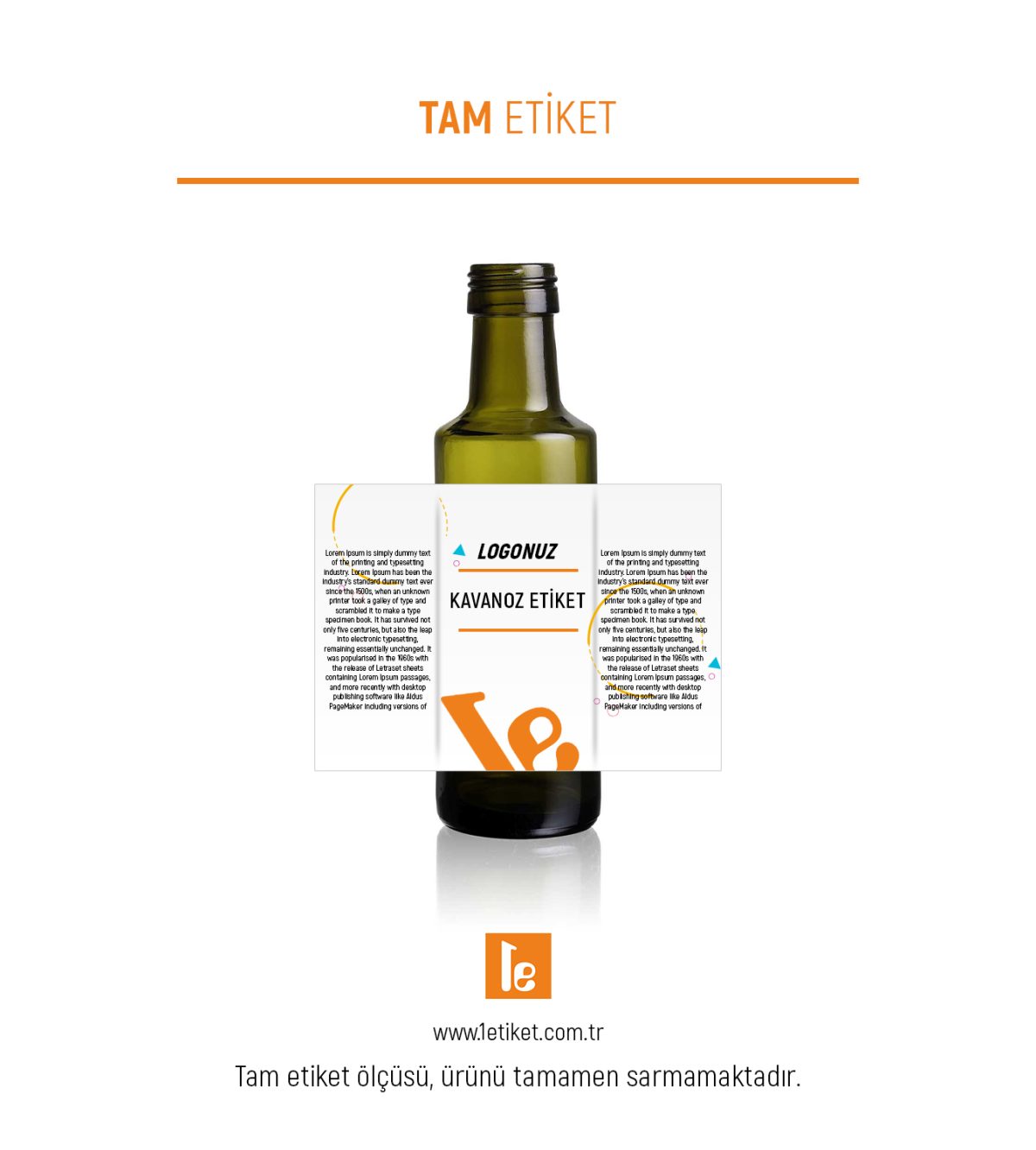 100ml Şişe Etiketi