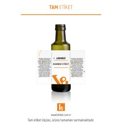 100ml Şişe Etiketi