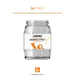 1062ml Kavanoz Etiketi