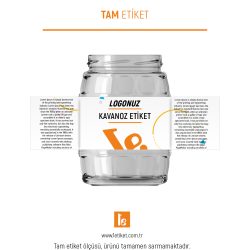 1062ml Kavanoz Etiketi