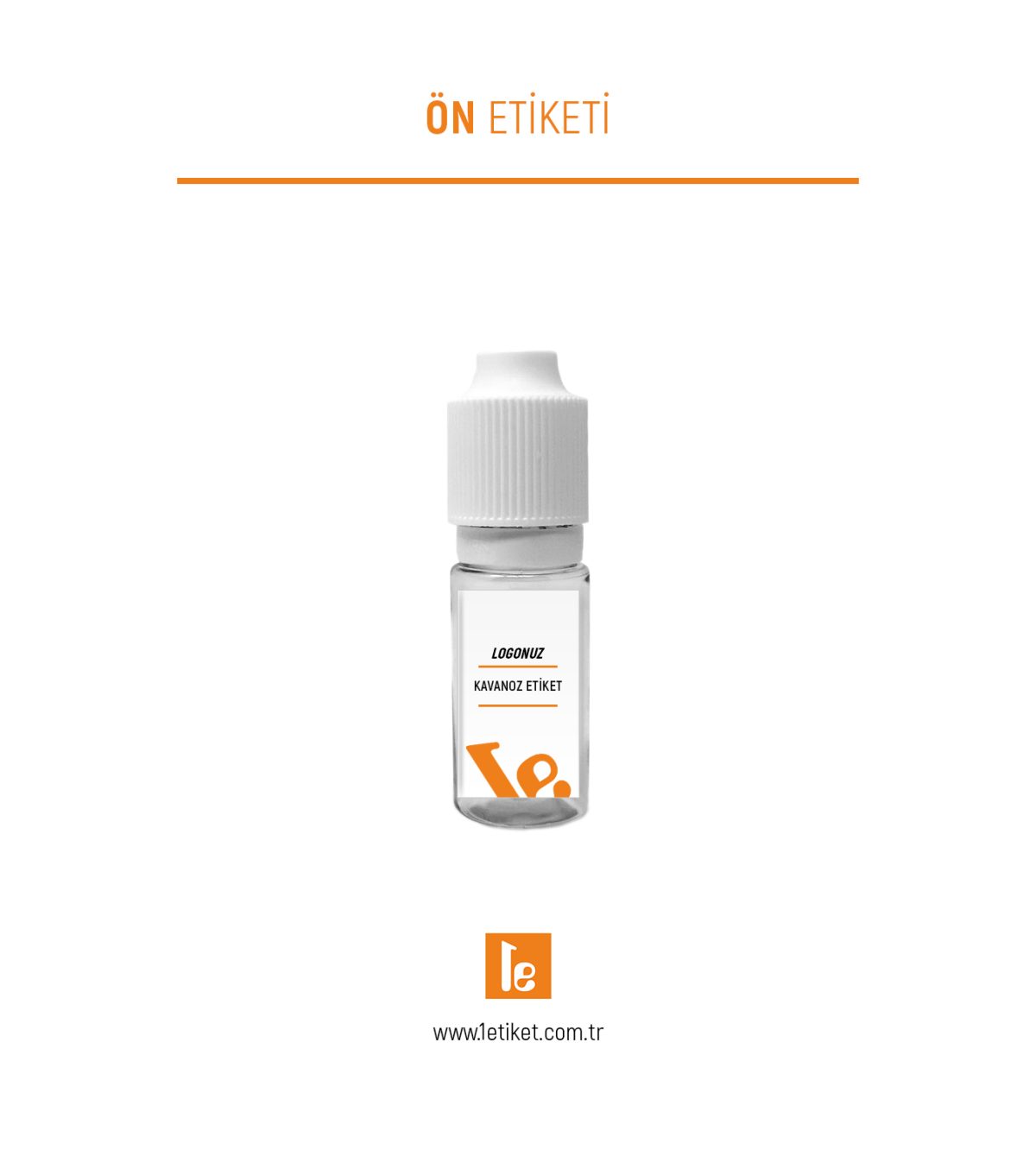 10ml Ecza Şişesi Etiketi