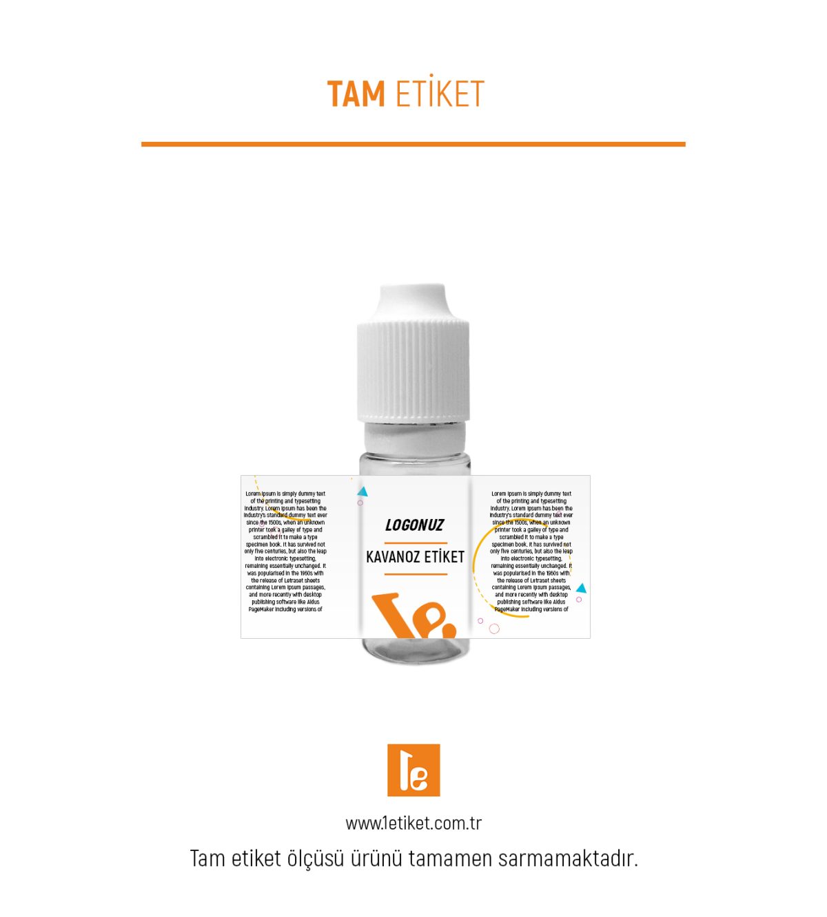 10ml Ecza Şişesi Etiketi