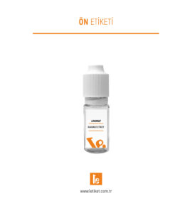 10ml Ecza Şişesi Etiketi