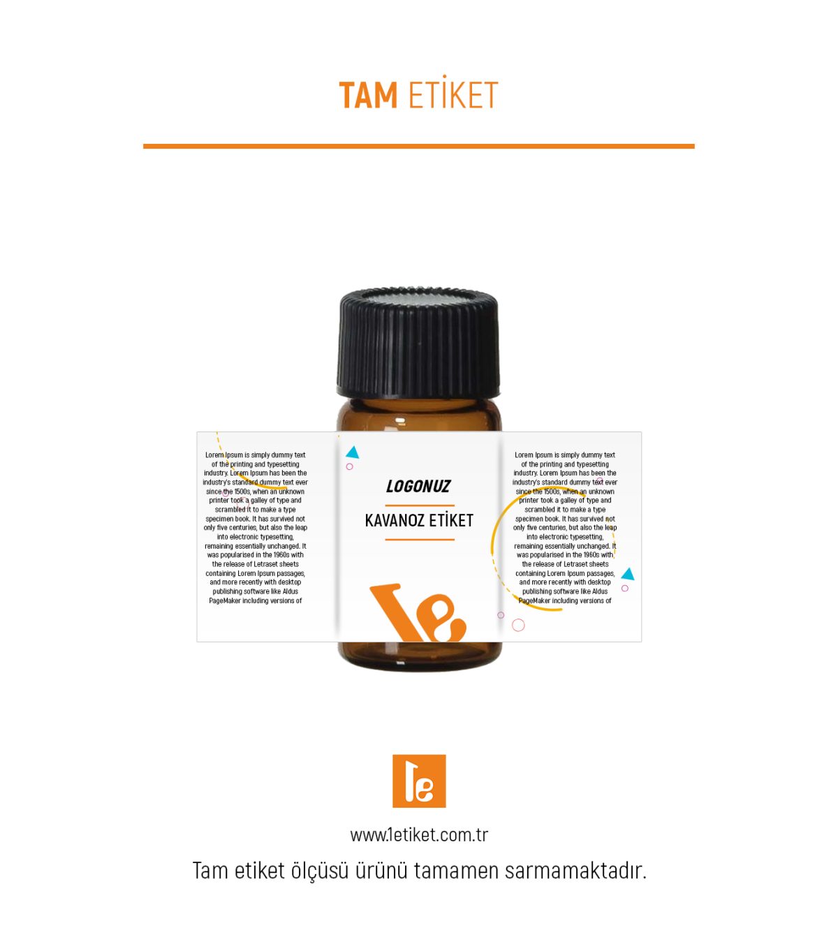 20 ml Ecza Şişesi Etiketi