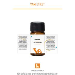 20 ml Ecza Şişesi Etiketi