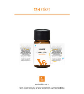 20 ml Ecza Şişesi Etiketi