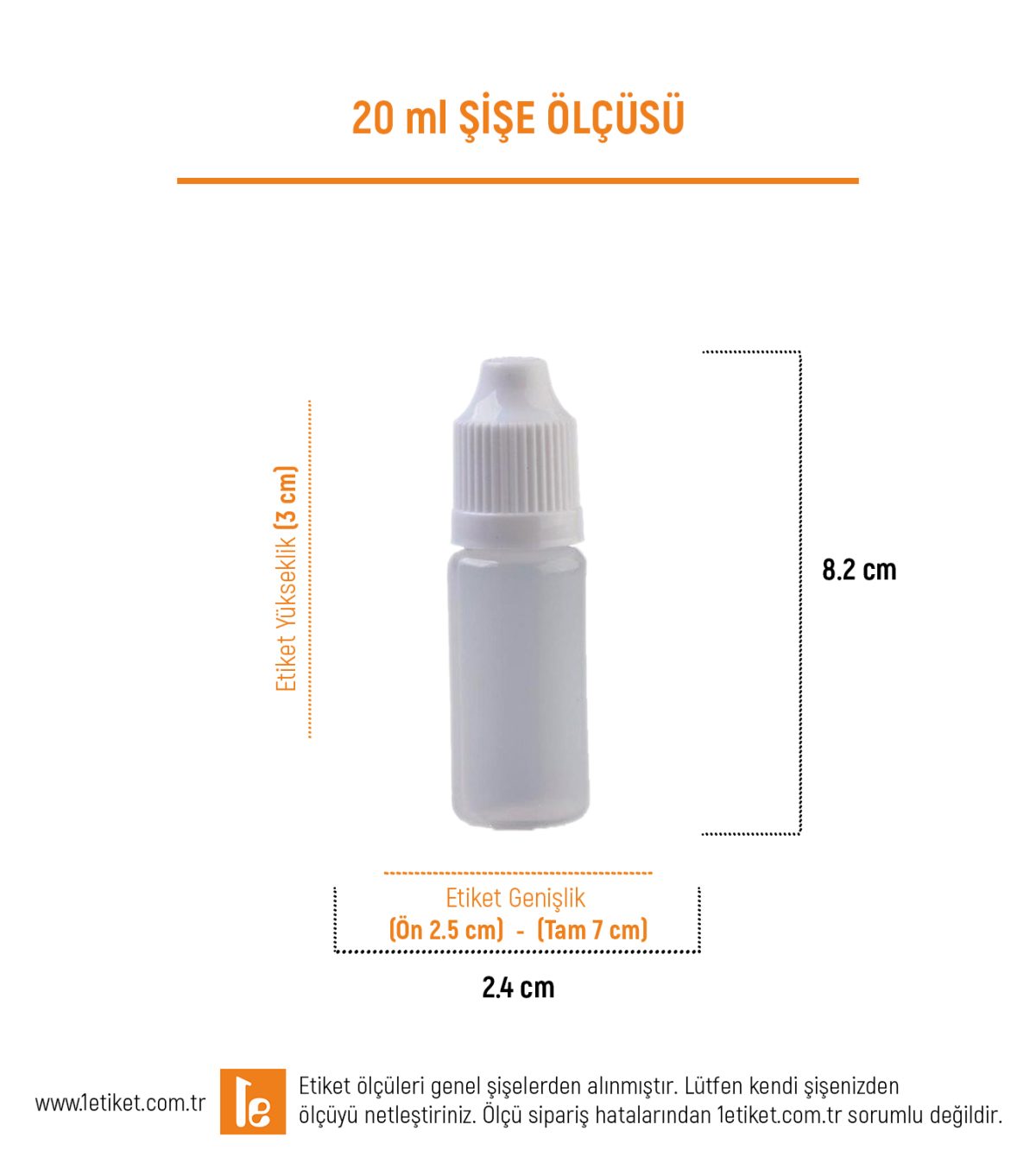 20ml Likit Şişesi Etiketi