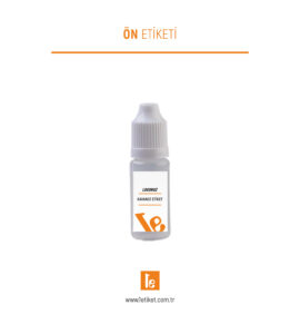 20ml Likit Şişesi Etiketi