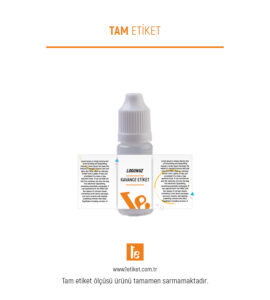 20ml Likit Şişesi Etiketi