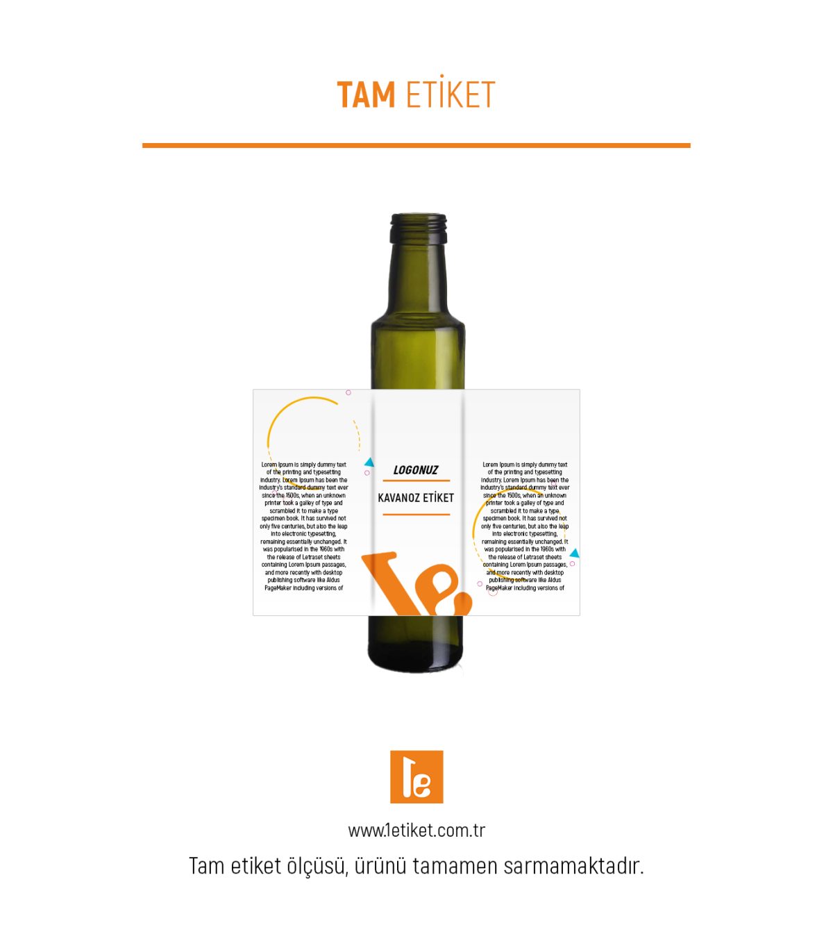 250ml Şişe Etiketi