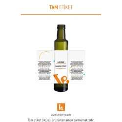 250ml Şişe Etiketi