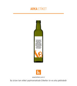 250ml Şişe Etiketi