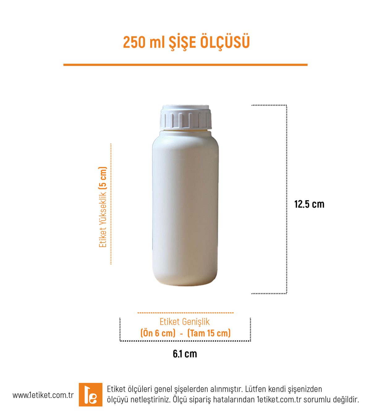 250ml Tarım Şişesi Etiketi