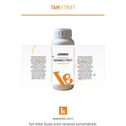 250ml Tarım Şişesi Etiketi