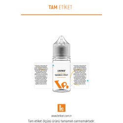 30ml Likit Şişesi Etiketi