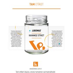 314ml-350ml Kavanoz Etiketi