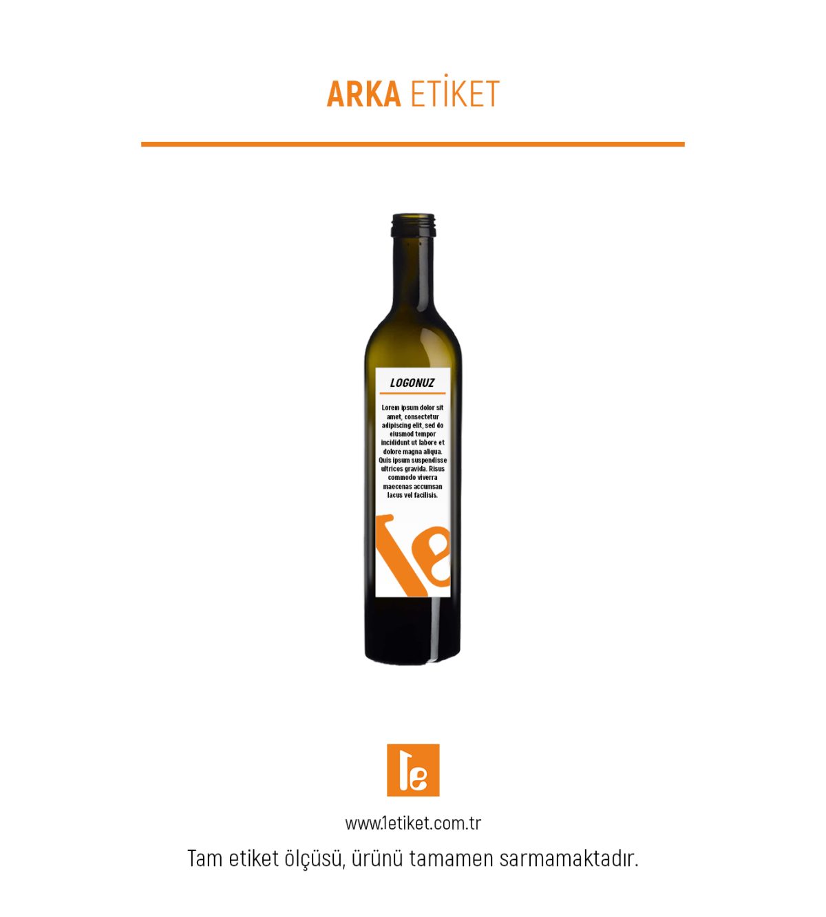 500ml Şişe Etiketi