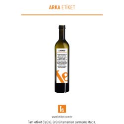 500ml Şişe Etiketi