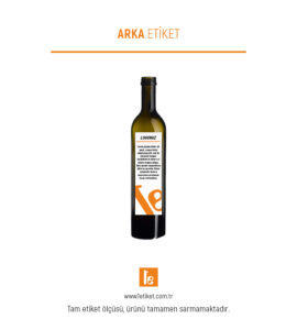 500ml Şişe Etiketi