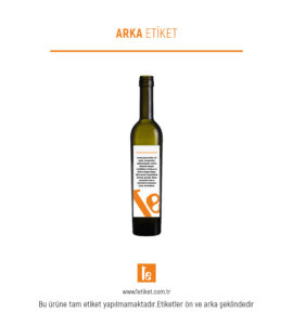 500ml Şişe Etiketi